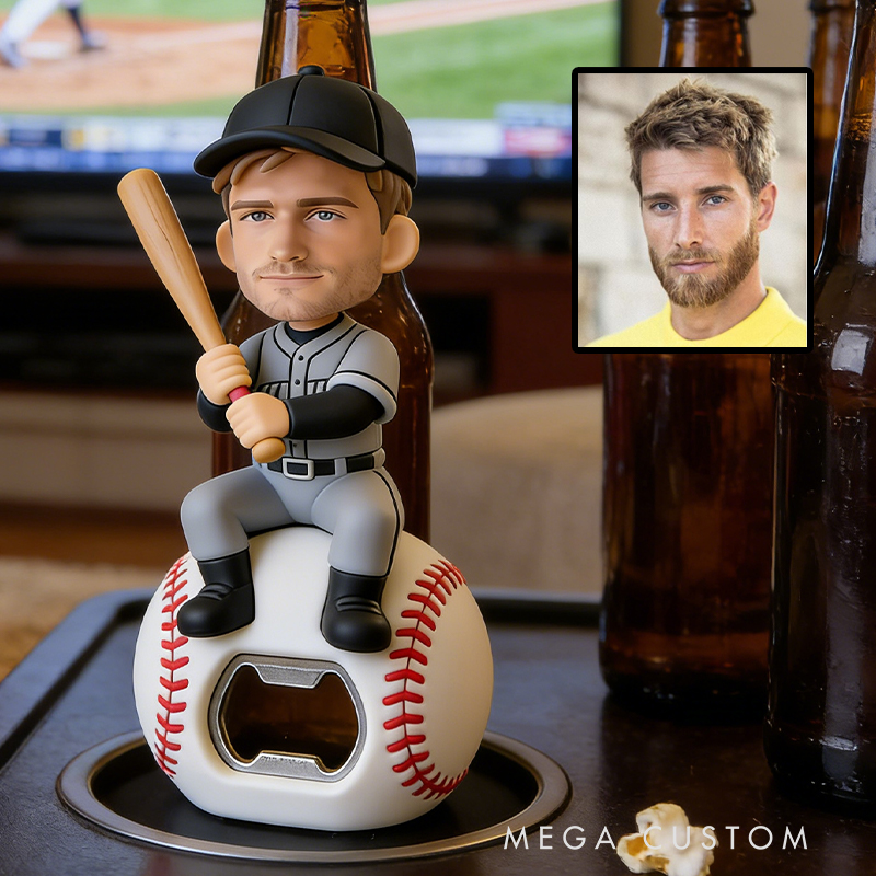 Personalized Baseball Field Bottle Opener Celebrate Your Love for the Game with this Unique Item