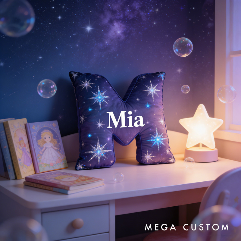 Personalized Magic Letter Pillow for Kids and Magic Lovers for Birthday Christmas Party Holiday