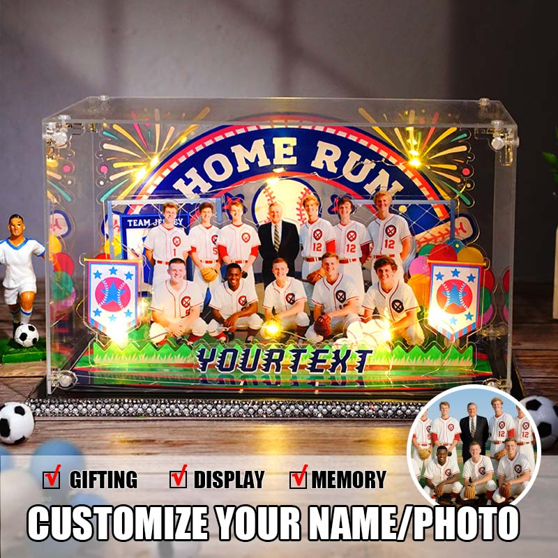 Personalized Baseball Party Acrylic Micro Landscape Customized Ornaments DIY Handmade Gifts
