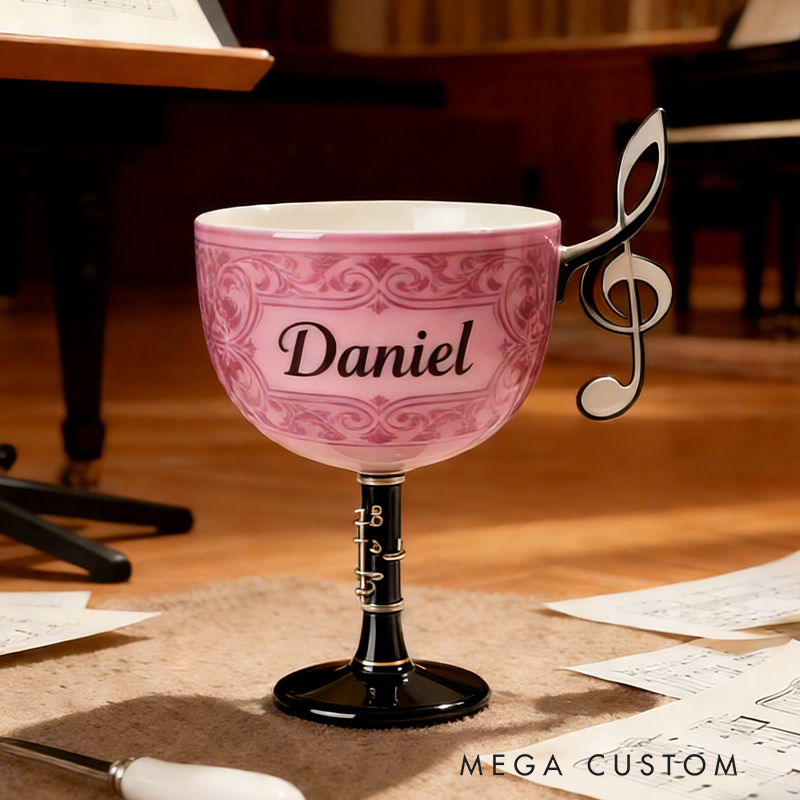 Personalized Music Lover's Tumbler Every Sip of Coffee Conveys a Passion for Music