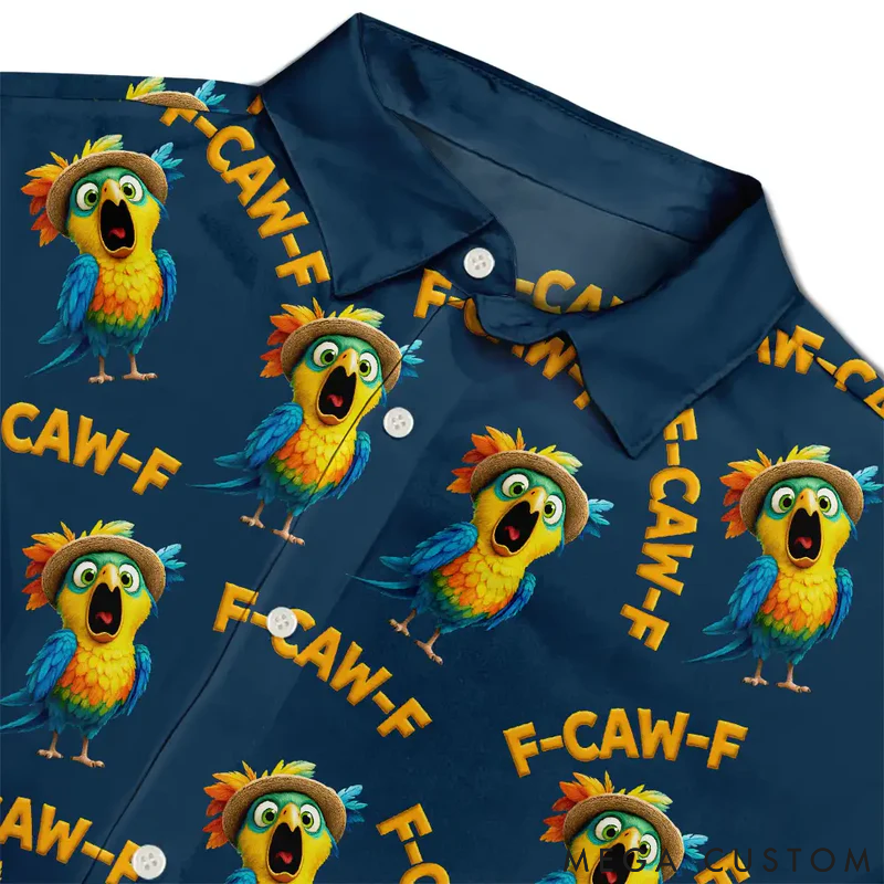 Personalized Pet Lover Funny Chicken Bird F Caw F Hawaiian Shirt