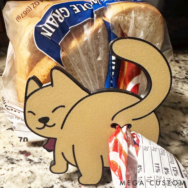 Personalized Pet Lover Funny Pet Butt Bread Clip