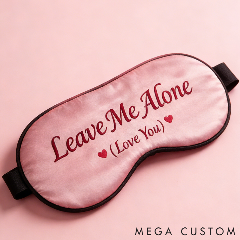 Personalized Couple Sleep Masks Custom Text All Day Comfort Relaxing Sleep Buddy for Partners