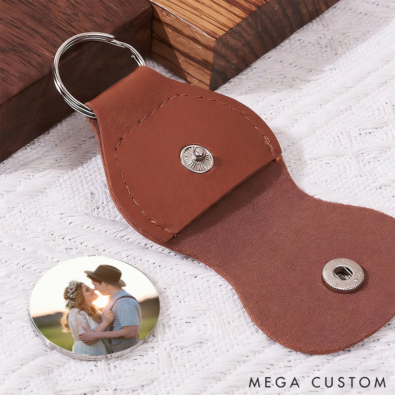 Personalized Pocket Hug with Leather Keychain To My Husband Love Token Keychain  I Choose You Heart Pocket Hug Valentine's Gift for Husband