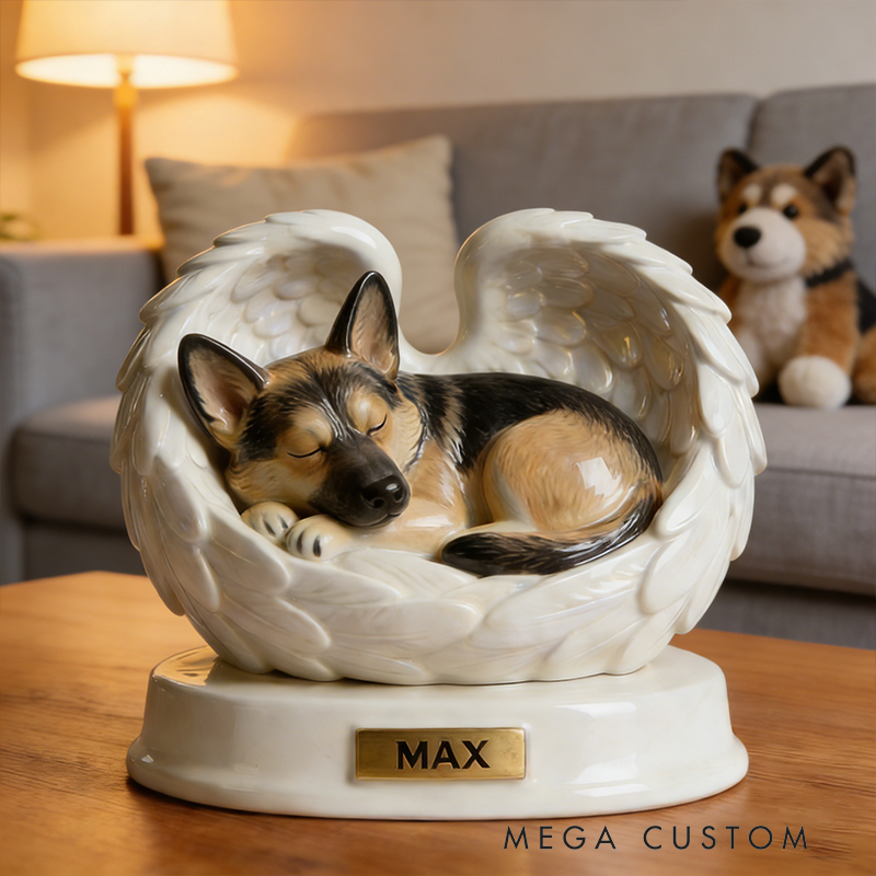 Personalized Unique Angel Wings Pet Figurine Preserve the Love and Joy Your Pet Brought