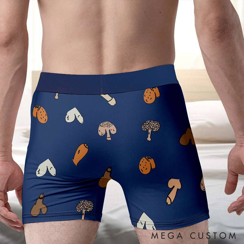 Personalized Man Roses are Red Violets are Silly Open Your Legs Cos Here Comes My Willy Boxer Brief Underwear Valentines Day Gift for Boyfriend Husband