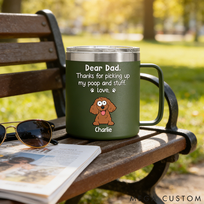 Personalized Pet Lover Coffee Mug Thanks for being My Human Servant Gift for Pet Owners Pet Lovers Steel Mugs