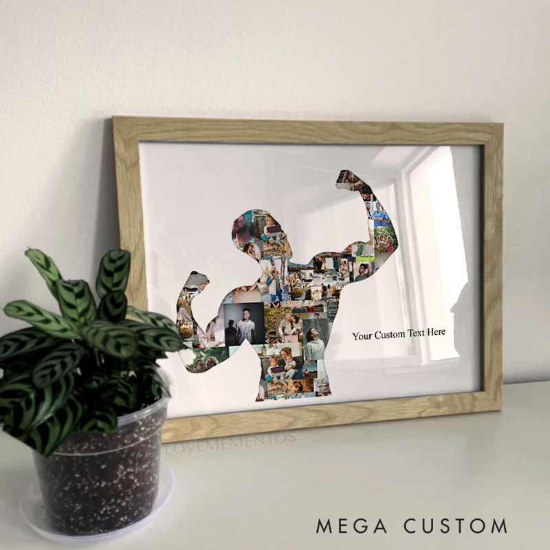 Personalized Weightlifting Art Body Building Gift Gift for Body Builder Weightlifting Gift for Gym Lover