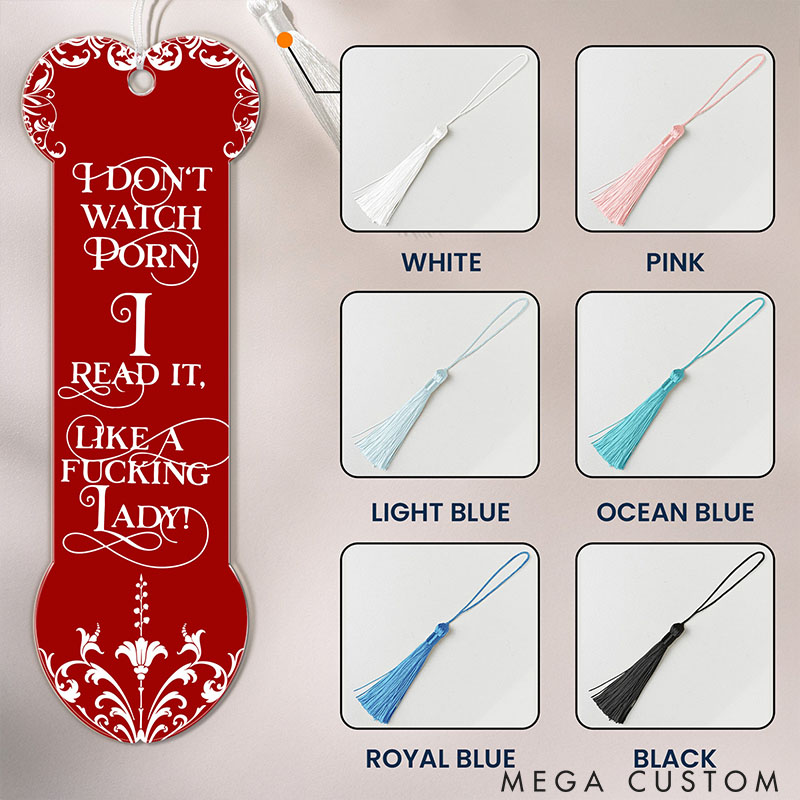 Personalized Humorous Bookmark for Couple Funny Valentine's Gifts for Smut Reading Lovers Custom Acrylic Bookmark