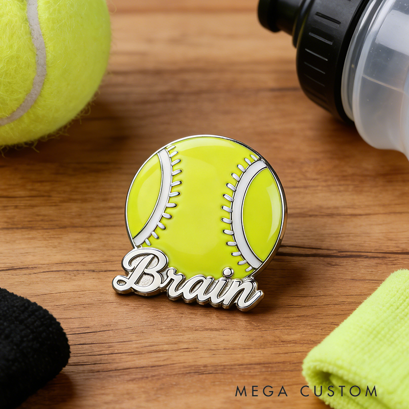 Personalized Tennis Pin for Fans Who Dare to Stand Out