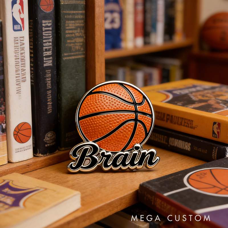 Personalized Basketball Pins Celebrate your Love for the Game with Stylish Designs