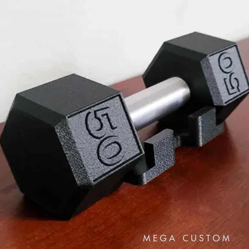 Personalized Stay Fit Focused Dumbbell Phone Stand for Desk Perfect Gift for Personal Trainer or Fitness Enthusiast Gym Lovers