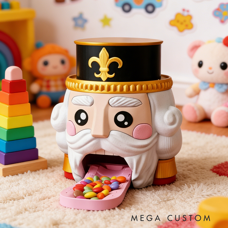 Nutcracker Candy Dispenser – Fun Novelty Treat Holder for Kids & Holiday Decor