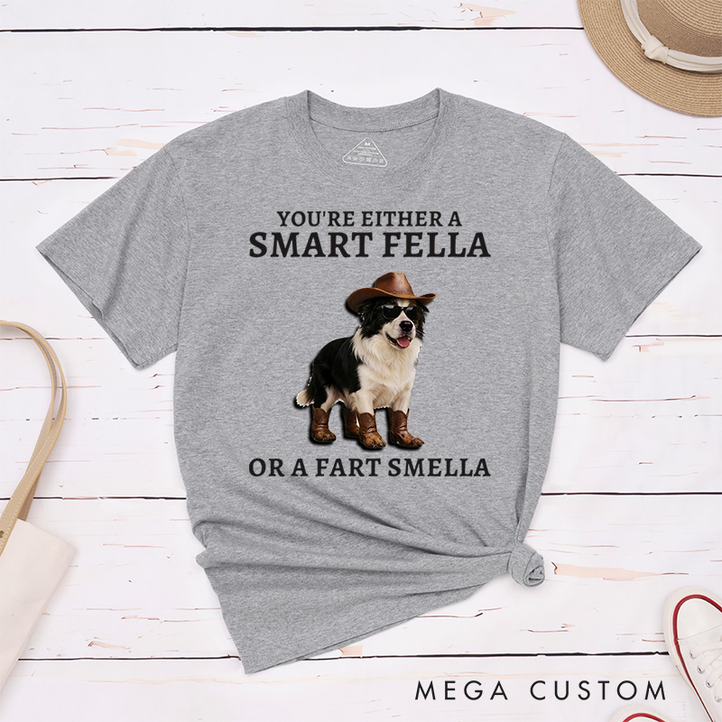 Personalized Pet Lover Funny Retro Smart Fella Pet 90s Shirt Funny Pet Vintage Vintage Distressed Shirt Funny Gift T-Shirt