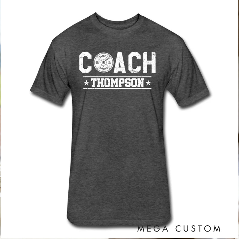 Personalized Weightlifting Couple Classic T-Shirt with Name Weightlifting Gift Bodybuilding Powerlifting for Gym Lover