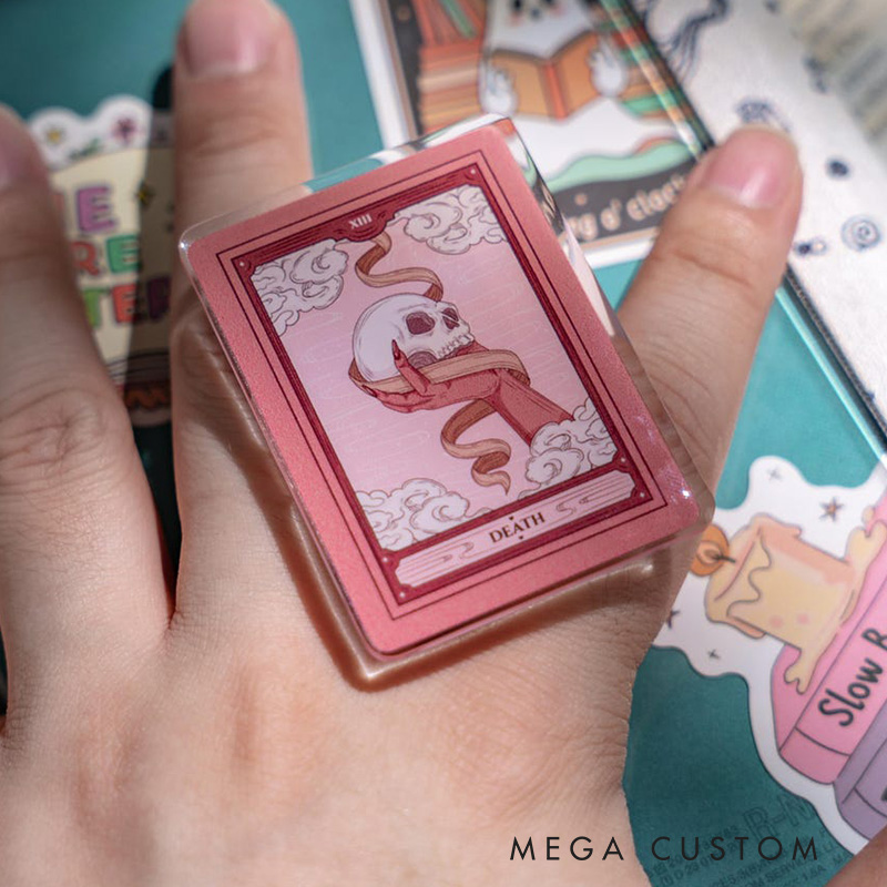 The Moon Tarot Kindle Grip Kindle Holder Kindle Accessories Magnetic Kindle Grip Phone Holder Phone Grips Kobo Grip Bookish Gifts