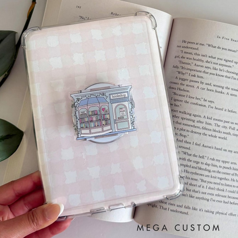 Bookstore Magnetic Kindle Grip Bookish MagSafe Kindle Grip Magnetic Kindle Holder Kindle Accessories Bookish Gifts for Her