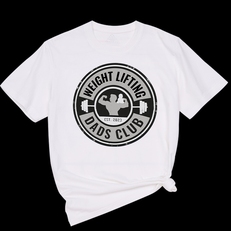 Personalized Weightlifting Couple Classic T-Shirt  Weight Lifting Dads Moms Family Club Funny Weight Lifting Shirt for Gym Lover