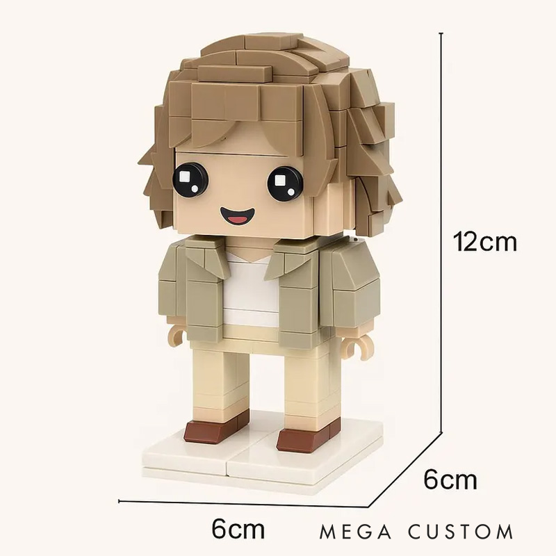 Personalized Photo Standing Gym 3D Printed Cross Fit Figurine Brick Athlete Gift for Coach Trainer Gym Lover