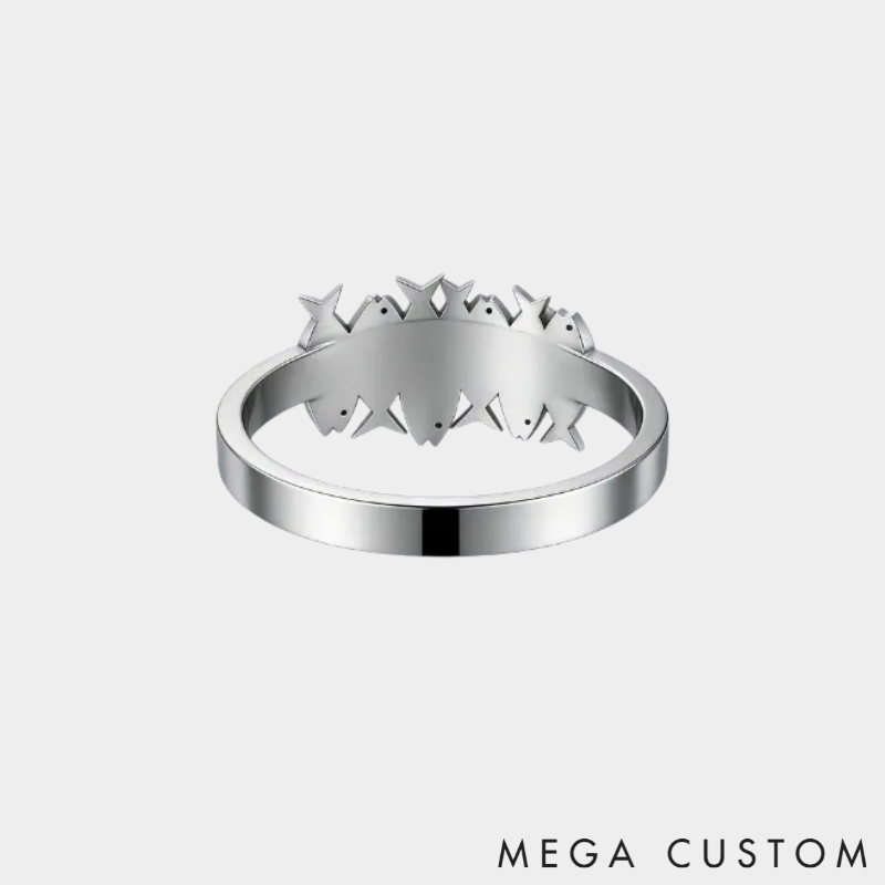 Personalized I Love Fishing & You Ring Engraved Romantic Gift for Anglers Fisherman's Surprise Present