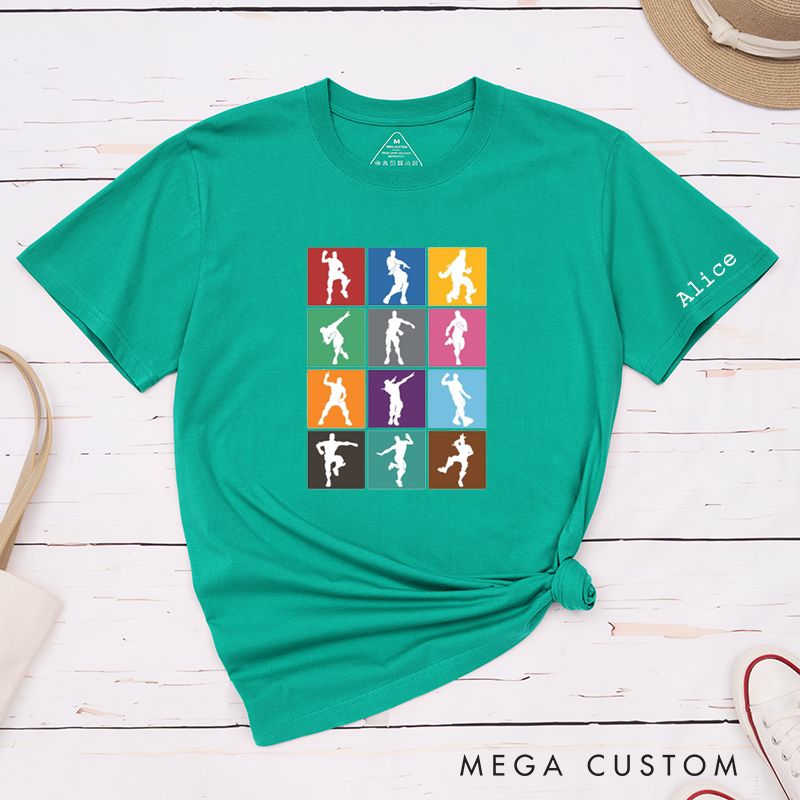 Personalized Classic T-Shirt  Urban Groove Unisex Trendy Cool Dance Gift for Friends Unique Everyday Wear for Street Dance Lovers