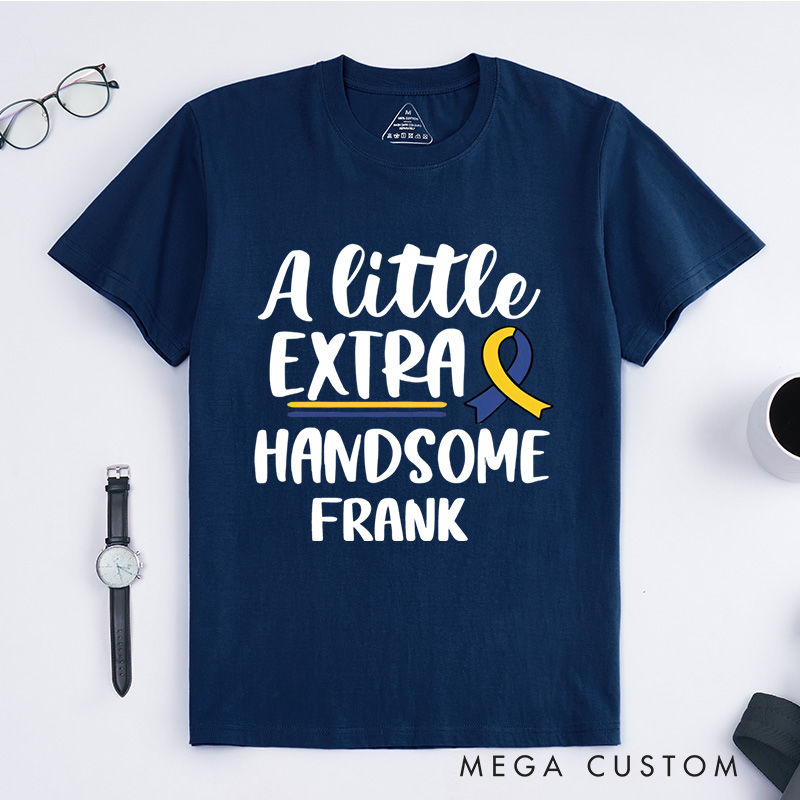 Personalized Down Syndrome T-Shirt Down Syndrome Awareness Gift Support Gift