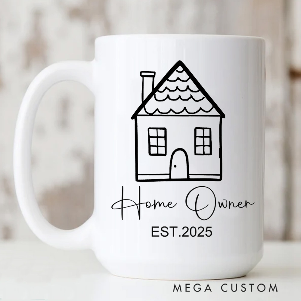 Personalized Housewarming Mug Custom 15oz Coffee Mug HomeOwner Gift Homeowner Mug New Homeowner Gift New Home Gift Moving Away Gift Housewarming Gift 