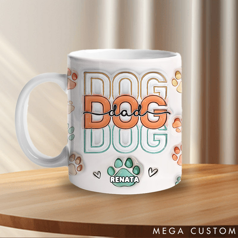 Personalized Pet Lover I'm A Dog/Cat Lover Dog Dad Cat Dad Mugs