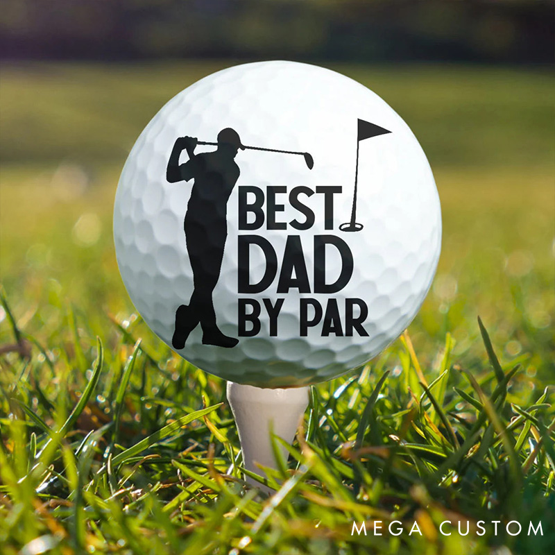 Personalized Photo Golf Ball with Custom Name for Family Unique Gifts