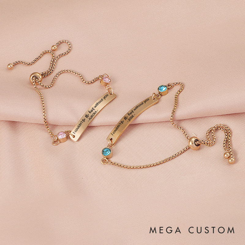 Personalized Bridesmaid I Couldn’t Tie The Knot Without You Bracelet Will you be my Bridesmaid Jewelry Wedding Gift