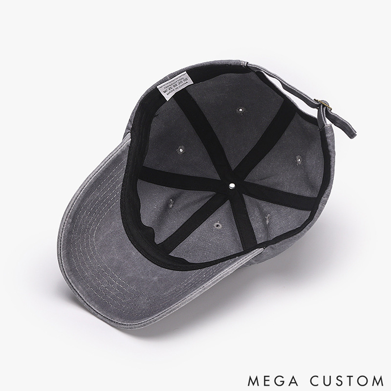 Personalized Cat Lover Cool Cat Father Washed Cap