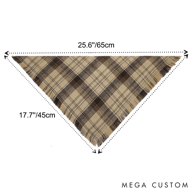 Personalized Dog Lover Autumn Dog Bandana Pet Bandana