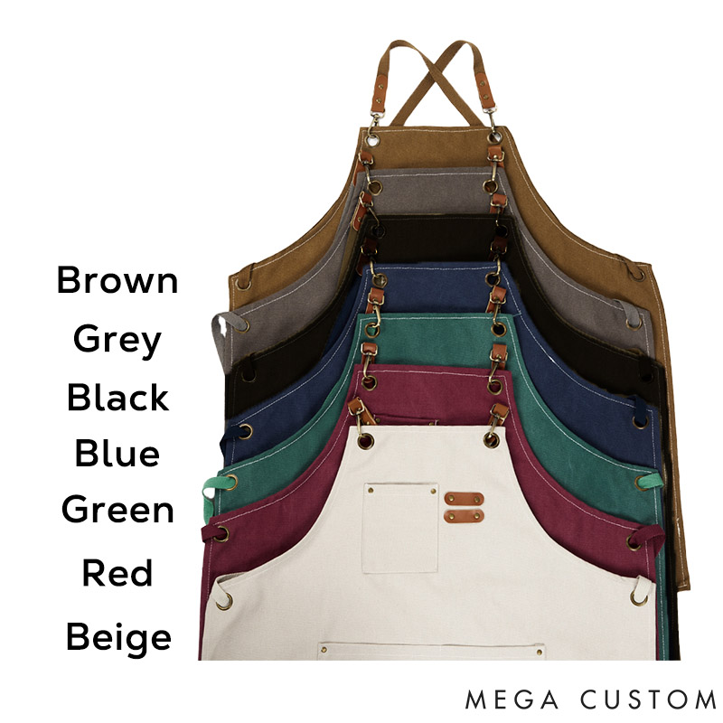 Personalized Pet Lover Name and Paw Print Design Perfect Gift for Pet Enthusiasts Aprons