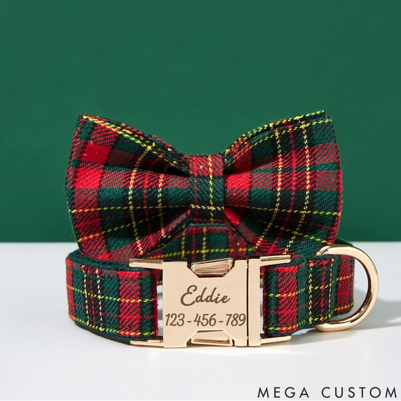 Personalized Dog Lover Engraved with Your Pet's Name Eddice Design Dog Collar