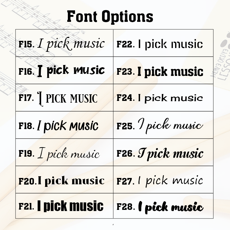 Personalized Drumsticks and Custom Engraved Pair of Drum Sticks and Marching Band Drummer