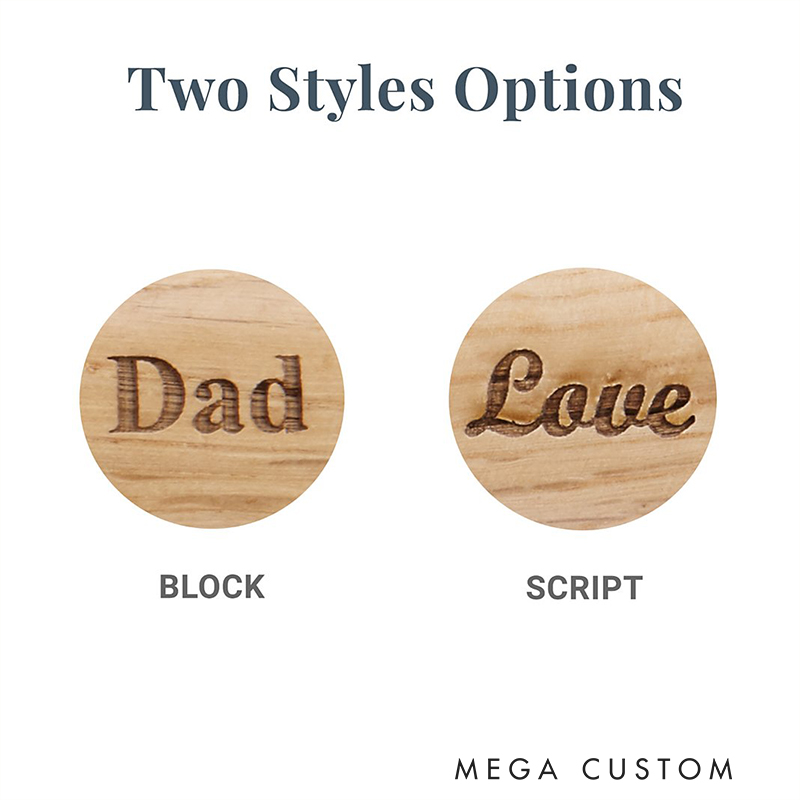 Personalized Building Memories Wood Hammer Custom Text Gift for Father's Day for Handyman Designer