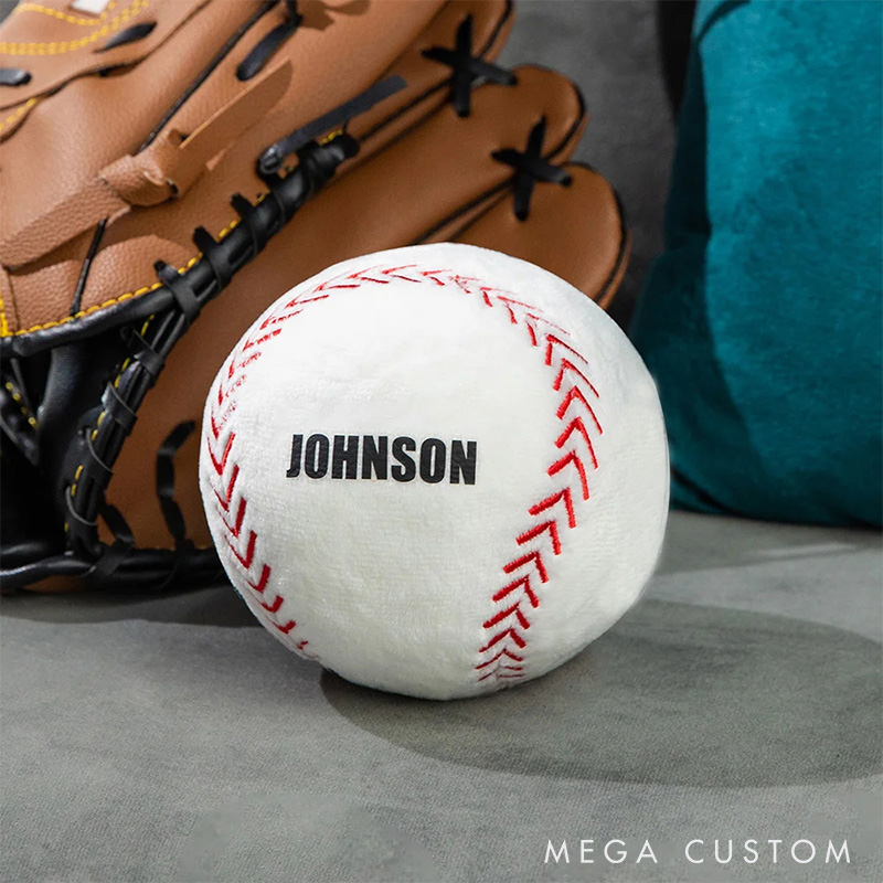 Personalized Sports Throw Pillow with Custom Text for Fans