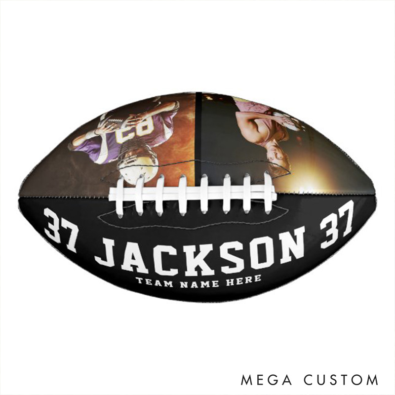 [Copy]Personalized American Football "BEST COACH EVER" with Custom Photo and Coach Name
