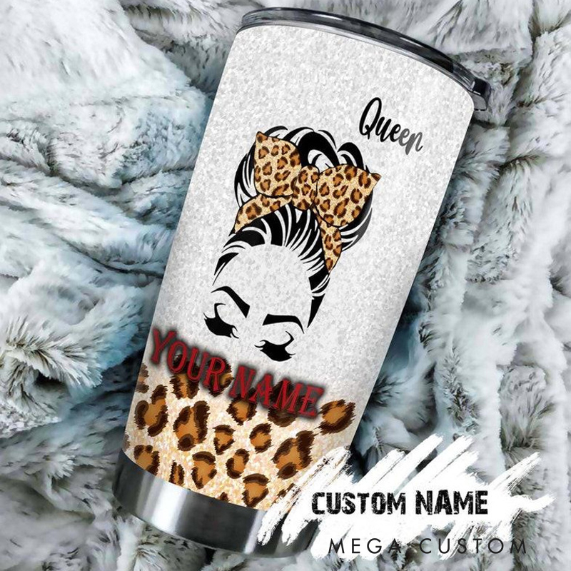Personalized God Working It Out For Me 20oz Stainless Steel Tumbler with Name Christmas Gift