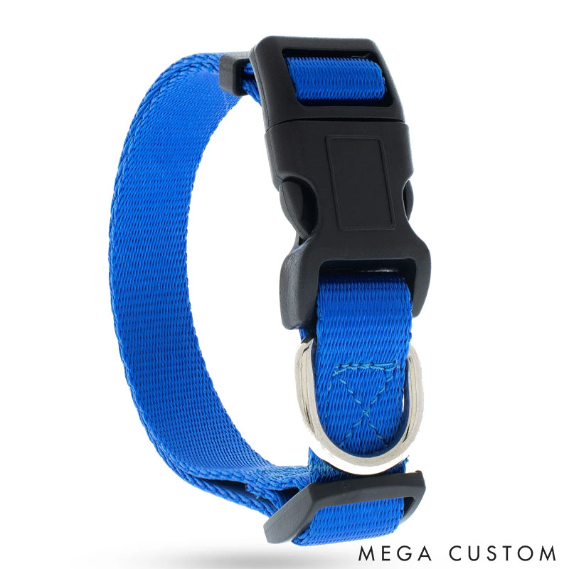 Personalized Dog Lover Dog Name and Phone Embroidered Dog Collar