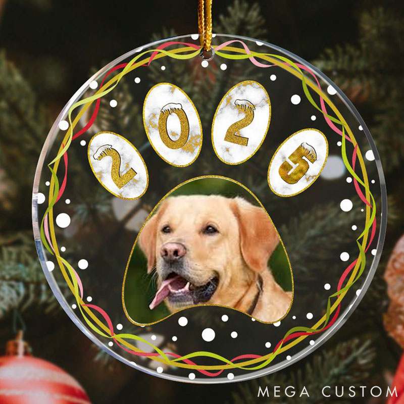 Personalized Pet Lover Pet's First Christmas Christmas Ornament