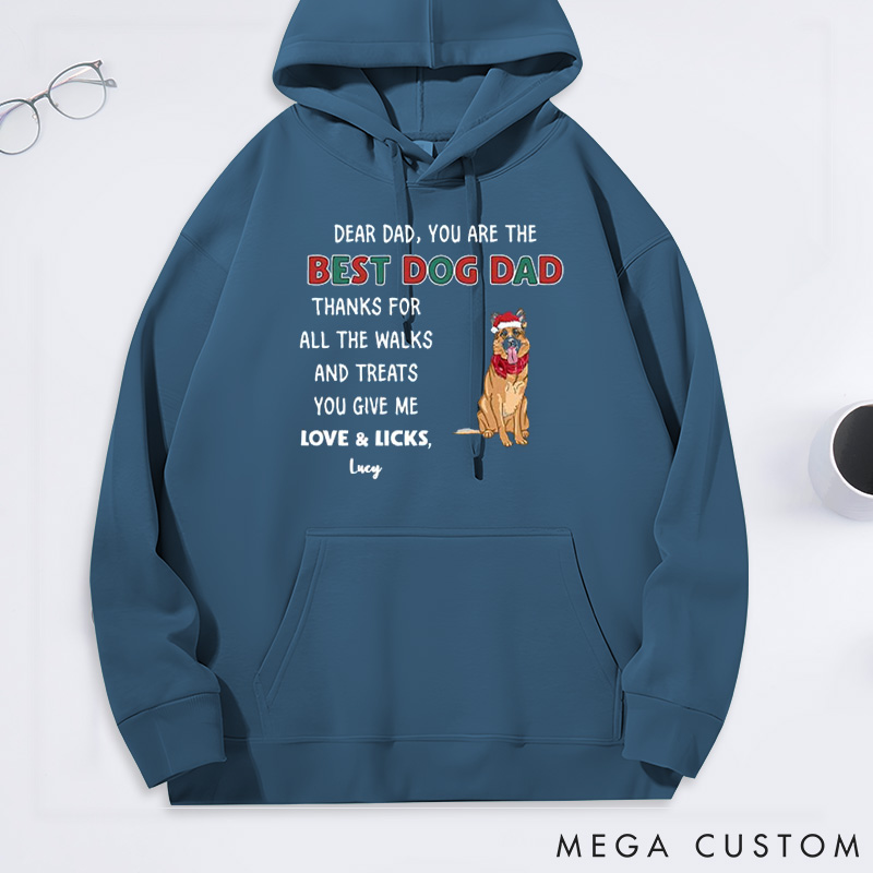 Personalized Dog Lover You Give Us Dog Dad Classic Hoodies