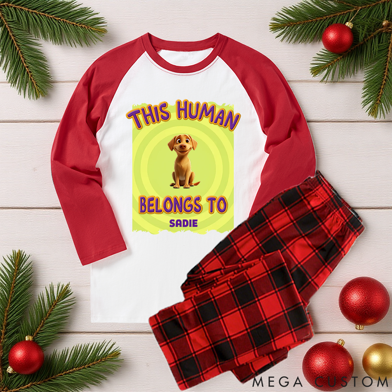 Personalized Dog Lover We Own You Human Family Matching