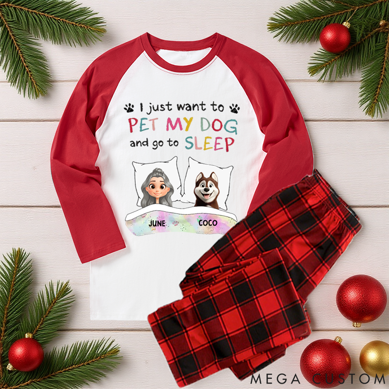 Personalized Dog Lover Sleep Better with My Baby Family Matching