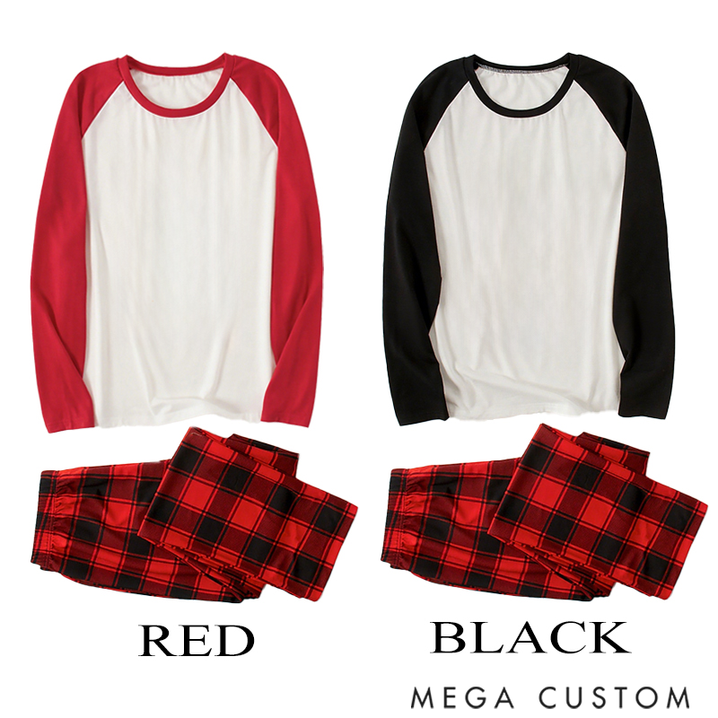 Personalized Family Christmas Gift Squad Creative Color Design Family Matching Pajamas