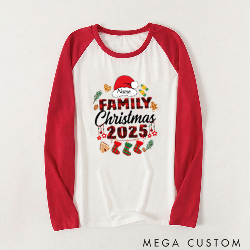 Personalized Funny Reunion Santa Theme Family Christmas Pajamas