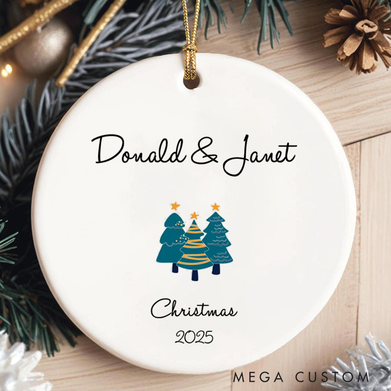 Personalized Christmas Trees Ornament Fantastic Couple Christmas Gift Ornament Husband Wife Holiday Ornament Gift Xmas Gift for Couple