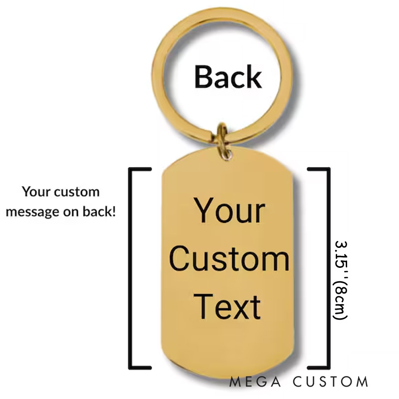 Personalized Engraved Metal Oval Keychain with Dumbbells Workout Stainless Steel Keychain for Gym Lovers