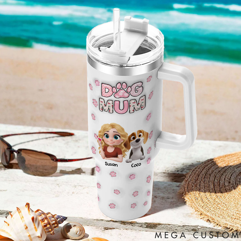Personalized Dog Lover Cherry on Top 40oz Tumbler