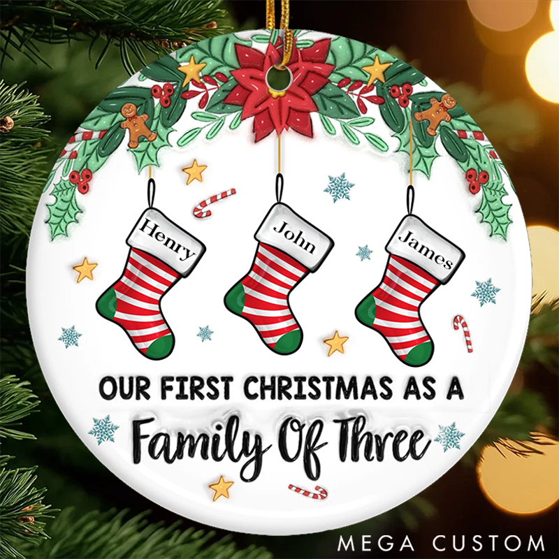 Personalized Family Christmas Ornaments Creating Lasting Memories with Our Festive Stocking Tradition